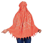 VASTTRAM Women's Pure Cotton Long Scarves Scarf Cum Mask usable for Driver Anti Pollution Full Face Cover With UV Sun Rays Protection