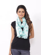 AQVA Printed Cotton Scarf for Women Stylish (Raheem Pista) | Head and Face Cover Scarf for Girls with 100% Cotton | Soft & Lightweight Scarves/Stoles for all Weather (72 x 43 in)