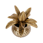 ARTVARKO Brass Mangalkari Kalash for Pooja with Leafs Coconut Auspicious Kalash Lota for Wealth Prosperity Home Office Temple Showpiece Gift 5 Inch