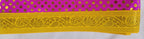Rumala Sahib Double Set Meganta Printed Flowers with gota (4 PEC.)