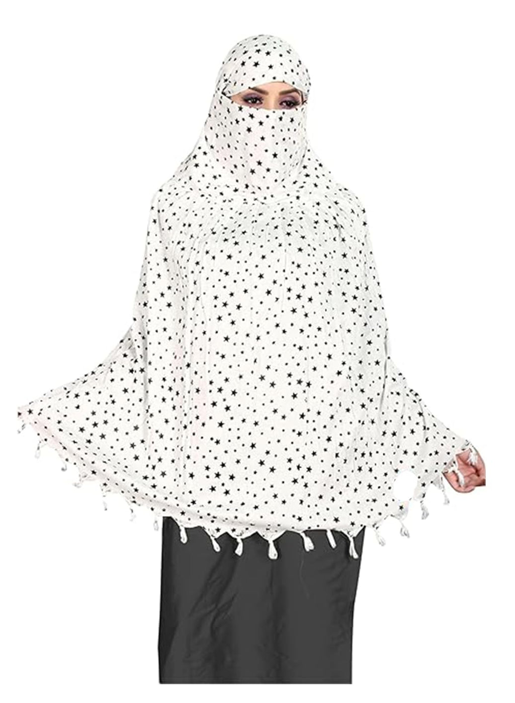 VASTTRAM Women's Pure Cotton Long Scarves Scarf Cum Mask usable for Driver Anti Pollution Full Face Cover With UV Sun Rays Protection