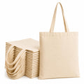 Plain Canvas Tote Bags 14 x 16 Inch, 150 GSM Cotton Tote Bags for Women & Men, Reusable Shopping Grocery Bags for DIY Painting, Craft, College & Daily Use, Multipurpose Bag (Pack of 100)