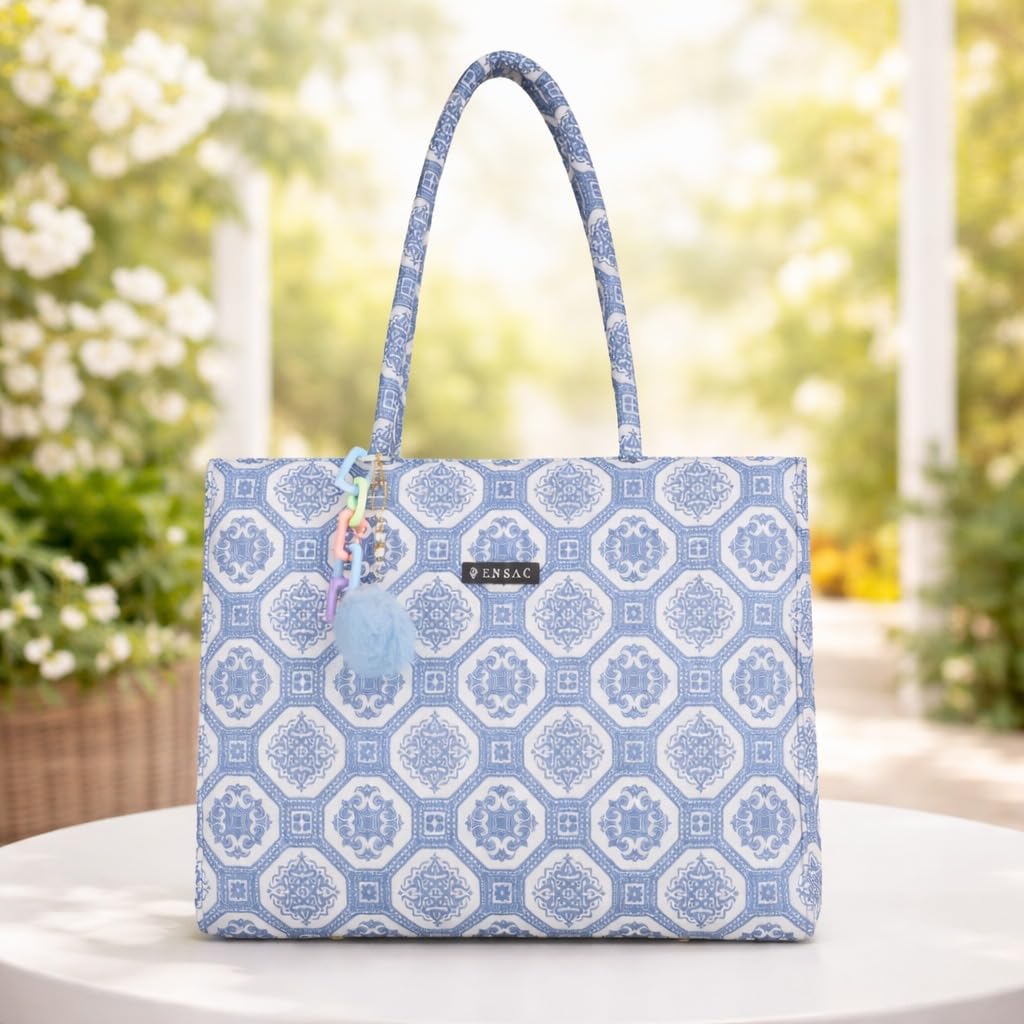 ENSAC Tote Bags For Womens Big Purses And Handbags Ladies Big Shoulder Bag Premium Large Capacity Tote Bag for Girls Elegant Casual Office & College Bag Spacious Handbag With Inner Pockets