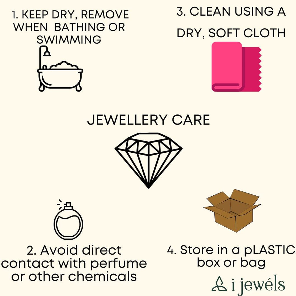 I Jewels Traditional Wooden Art Pendant Pearl Style Necklace with Earrings Set for Women (ML284)