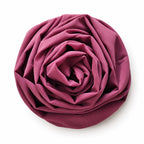 Leaf & FEATHER™ Chiffon Georgette Hijab Scarf for Women | 170 x 70 cm | Lightweight & Breathable Shawl | Daily Wear & Occasion (Rose Wine)
