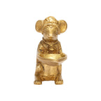 Svarup Brass Rat Diya Oil Lamp Ganesha Collectible Handicraft Art Product for Puja, Home, Decoration, Diwali and Gift 3.5 Inch.