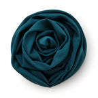 Leaf & FEATHER™ Chiffon Georgette Hijab Scarf for Women | 170 x 70 cm | Lightweight & Breathable Shawl | Daily Wear & Occasion (Teal Green)