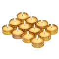 Prapti Handicrafts Handmade Tealight Candle Holders for Diwali Decoration,Home Decor Gifts Items/Diya for Home Office Pooja,Durga Puja Gift Sets (Golden Candle Holder, Pack of 15)