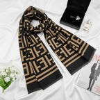 Zibuyu Scarf for Women Stylish Shawl Winter, Reversible Coverage, 65x185cm