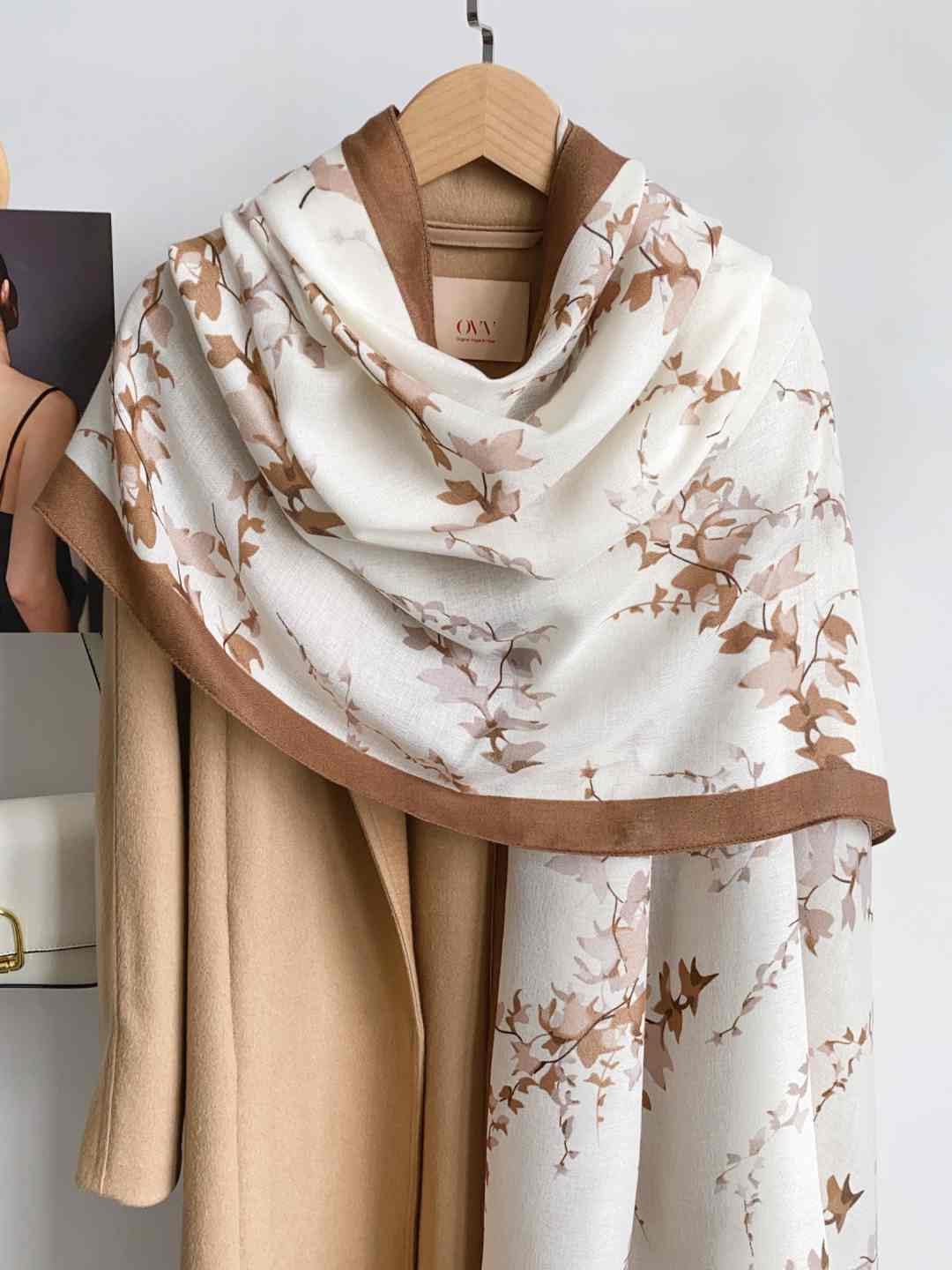 CrossKulture Viscose Scarf for Women | Lightweight & Long | Stole for Women - Stylish Design | Head Scarf for Women & Girls | All Season Accessory