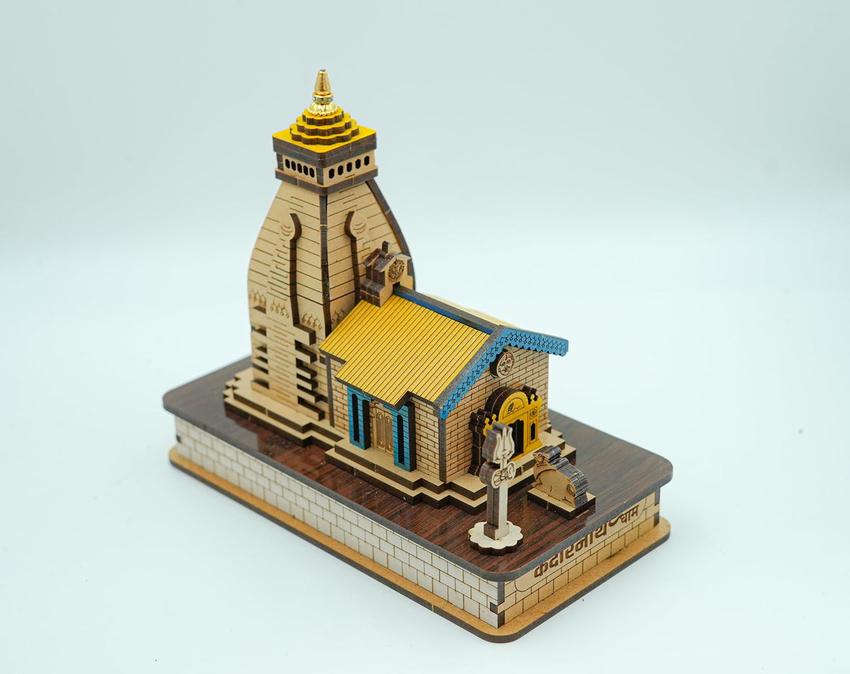 3D Model of Kedarnath Temple Medium Size