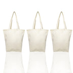 Prakriti Maitri Shopping bag for Grocery | Cloth & Canvas Bags | Cloth Bags Shopping | Carry bag | Unisex Plain Cotton Bags | Grocery bags for Women & Men | Vegetables Bags (Pack of 3)