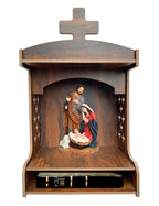 7CR Christian Temple Engineered Wood Home Temple Spritual Holy Catholic Temple with Bible Space for Prayer (Height: 48, DIY(Do-It-Yourself))