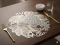 Table Placemats Elegant Light Golden Color with Stunning 3D Embossed Design | Durable, Waterproof & Stylish Dining Decor (Luxe Grapes, Pack of 6) Kafalo