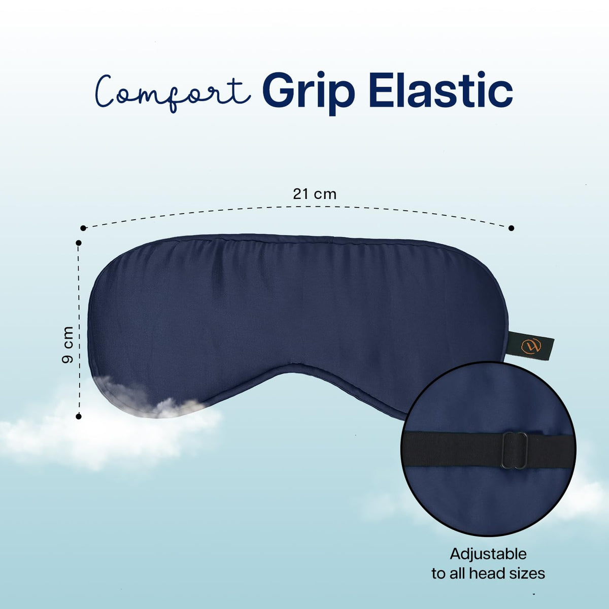 EGNORE 2 in 1 Travel Pillow with Eye Mask, Perfect Size for Travel, Soft Memory Foam Neck & Lumbar Support Pillow use in Flights, Car, Train, Office & Home Relaxation