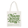 The Korhean Store Namjooning Aesthetic Tote Bag for College, Travelling, Shopping, Office, Beach & Daily Use, Ecofriendly & Reusable, Premium Canvas Cotton