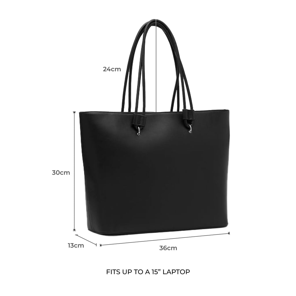 Miraggio Jada Laptop Tote Bag Fits Upto 14 Inch Laptop | Shoulder Bag For Women Office Use | Office Bag For Women Stylish
