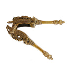 ARTVARKO Brass Peacock Ethnic Designs Nut Supari Betel Cutter/Sudi/Sarota Cracker Akhrot/Walnut Sudi & Adkitta Good Grip 8 Inch