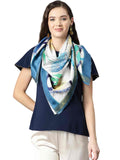 SILK LAND Women's Digital Printed Scarfs