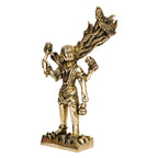 ARTVARKO Brass Lord Shiva with Maa Ganga from jata Standing Shiv Statue 7 Inch