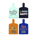 Artvibes Live More Worry Less Decorative Wall Hanging Wooden Art | Quotes Decor Item | Wall Poster | Office Decor | Inspirational Quotes Wall Art | Mdf Wall Decoration | Gift Item (WH_5615N), Set of 4