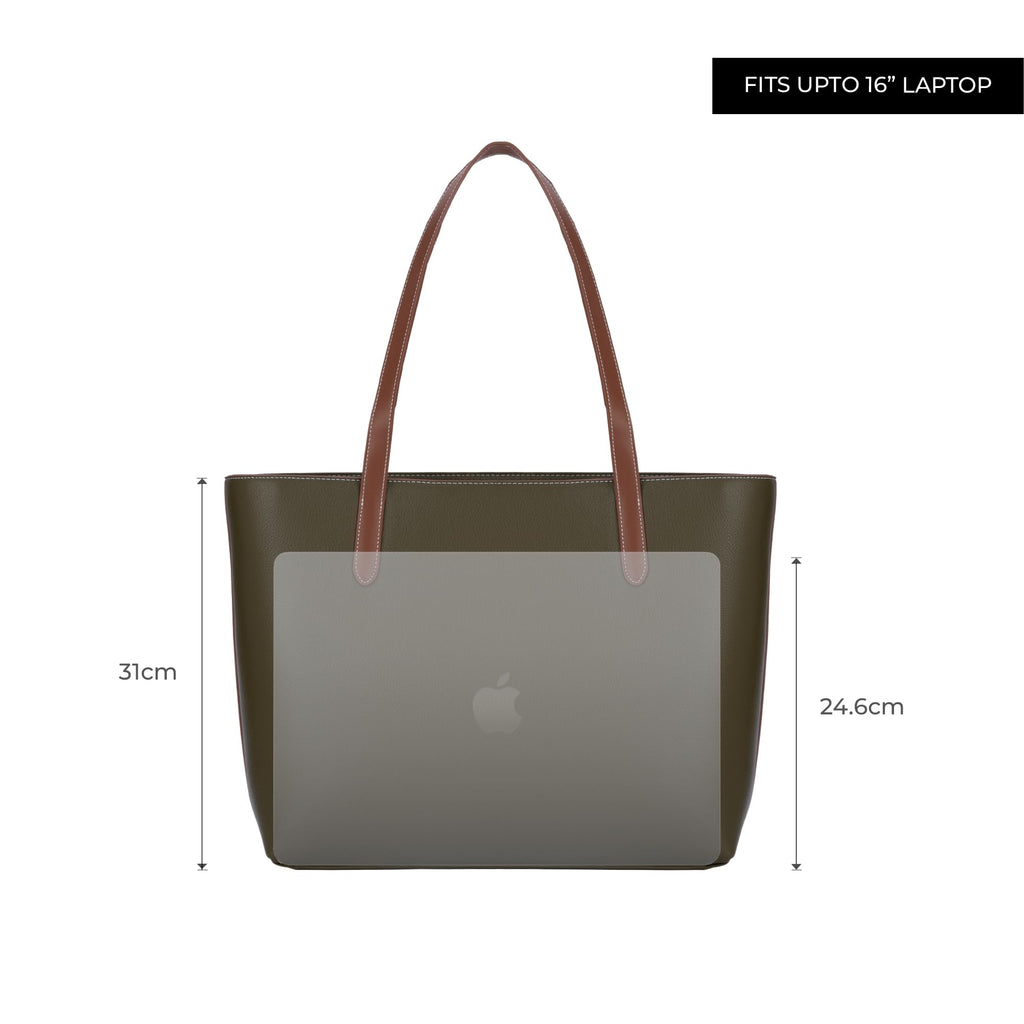 Miraggio Kate 16 Office Tote Bag For Women | Rakhi Gift For Sister