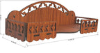 MANDIRAM SSI Fully Handmade Beautiful Small Wooden Home and Office Temple