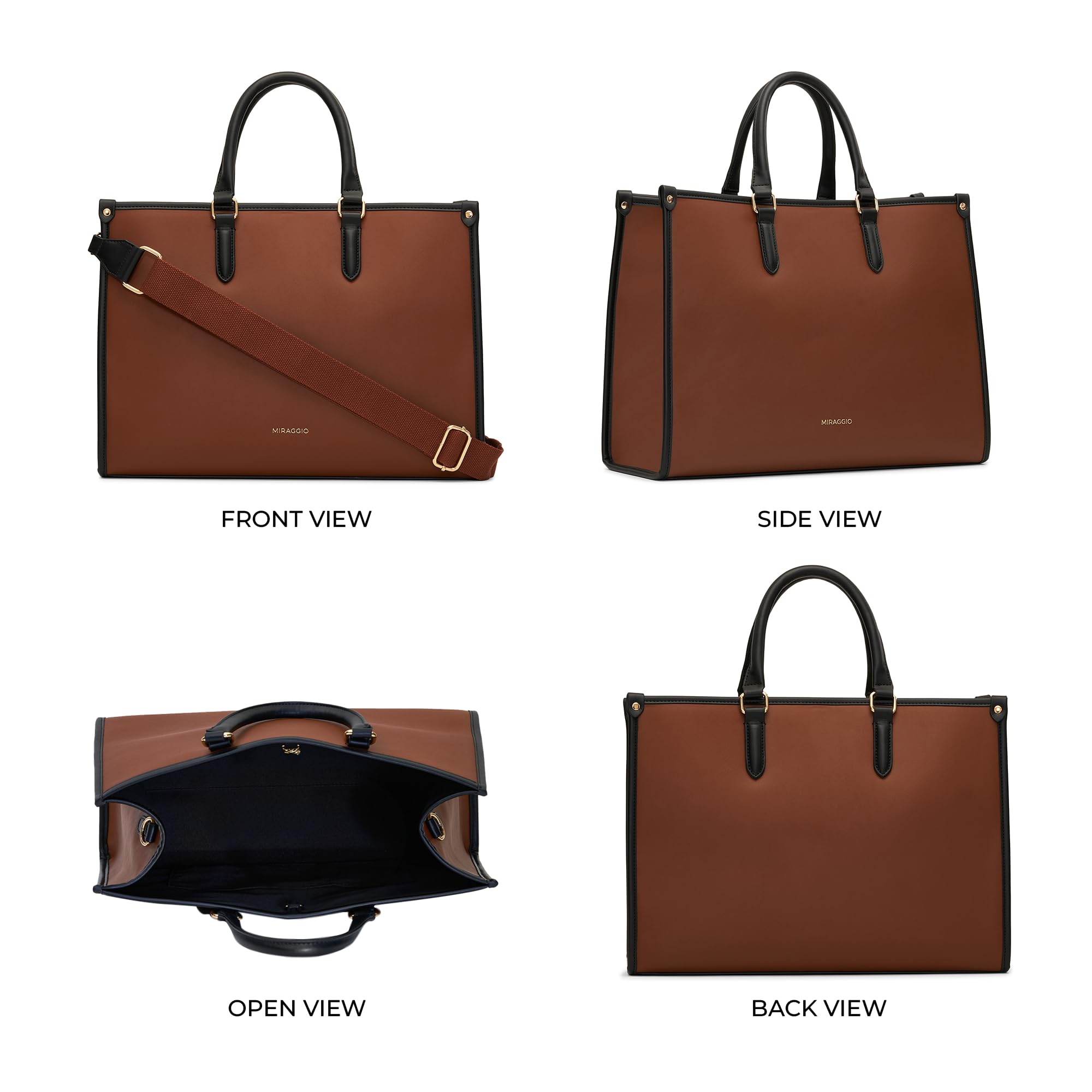 Miraggio Denice 16 Tote Bag For Women Office Use