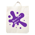 LUSKA Cotton Grocery Shopping Bags (Pack of 5) | with Handles | Hold 6 kg | 13 x 15 | White Hand-Made Reusable Eco Friendly Biodegradable Jhola Bag | Grocery Bags for Shopping | Gift Bags