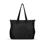 Premium Large Capacity Everyday Tote Bag for Women with Zipper Closure and Multi Pocket Storage (BLACK)