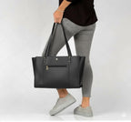 Zutiva tote bag for women office use – Large Capacity Laptop Purse for Work, Professional Shoulder Handbag for Women, Stylish PU-Leather Tote for Office, Travel & Daily Use