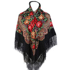 Ubervia Pashminas - Traditional Ukrainian Scarf and Wrap Tassel Shawl Fringes Neck Head Shawl