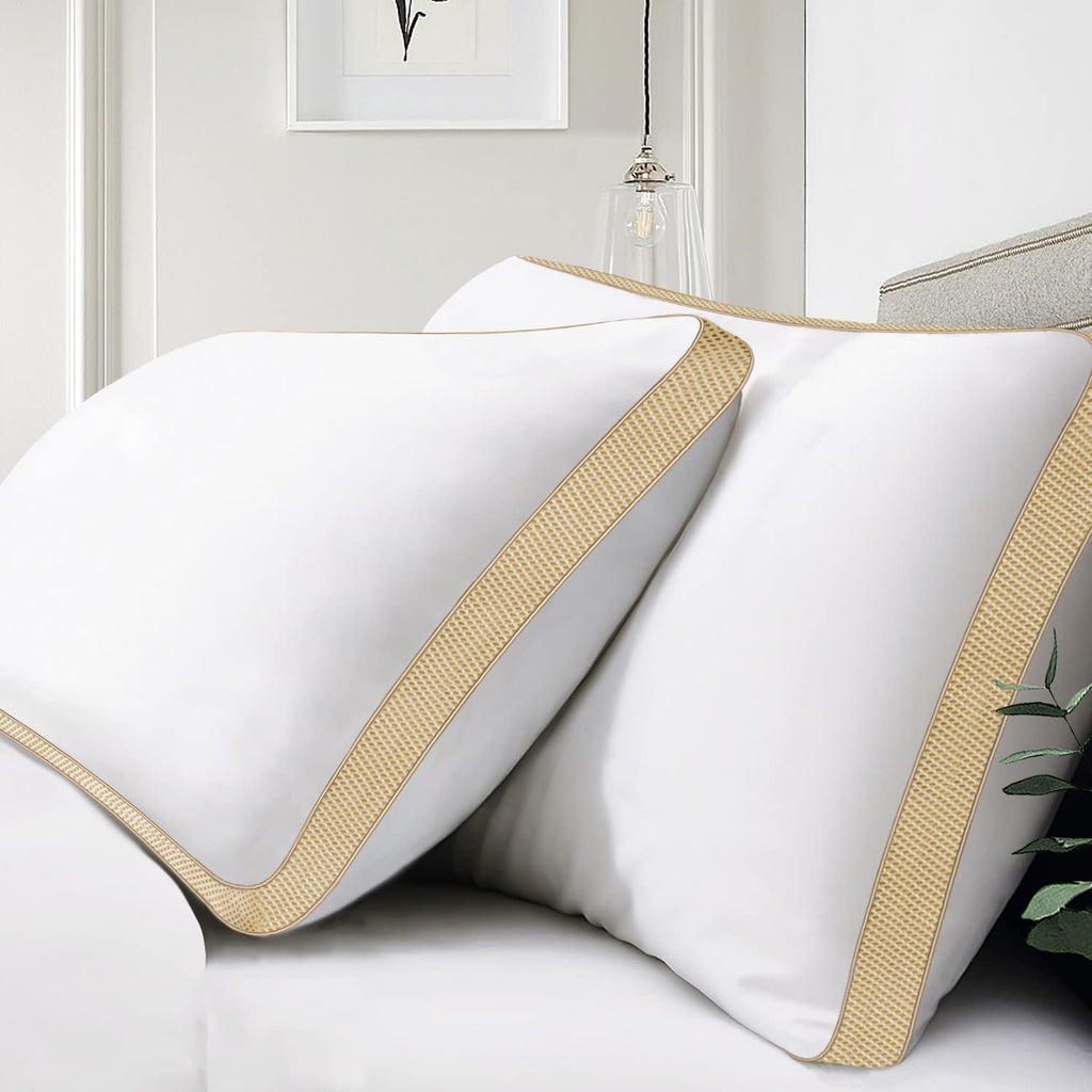WOODENTELIO Satin Pillow Covers 2 Pack with 3 Free Scrunchies & Black Sleep Eye Mask | Soft Silky Pillowcase for Hair Protection & Beauty Sleep Comfort (Lavender)