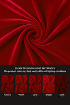 Khooti Velvet Striped Cushion Cover Pack of 1-38 x 38 / 97 x 97 cm | Red | Soft Pillow Covers Cushion Case for Sofa Bedroom Livingroom Chair Car, Cushion Cover with Zig Zag Pattern