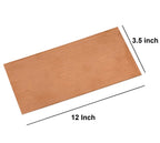 ALEAF Pure 99.9% Copper Plate for Making Structured Water 3.5 X 12 inches - 0.5mm (For 15 liters) - Copper sheet