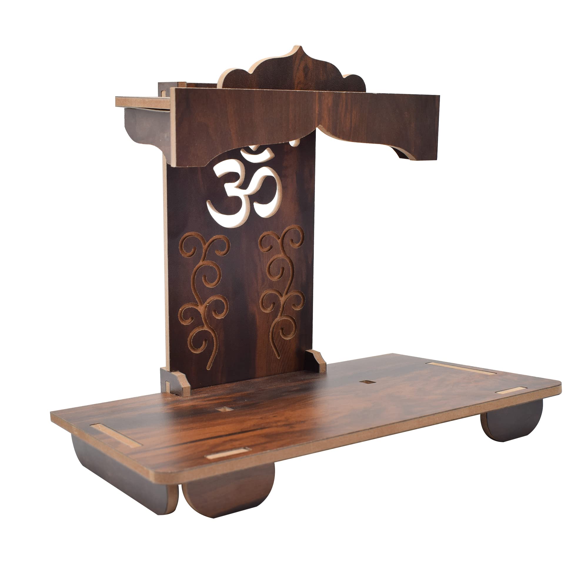 Puja N Pujari Wooden Pooja Mandir Home Temple for Home Office