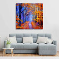 VIBECRAFTS Beautiful Forest 3 Pieces Canvas Wall Painting Fitted With Wooden Frame For Home | Office | Living Room | Gifts (PTVC3Pcs1_9511)
