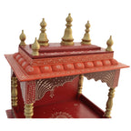 Jodhpur Handicrafts Wooden Temple/Home Temple/Pooja Mandir/Pooja Mandap/with Light