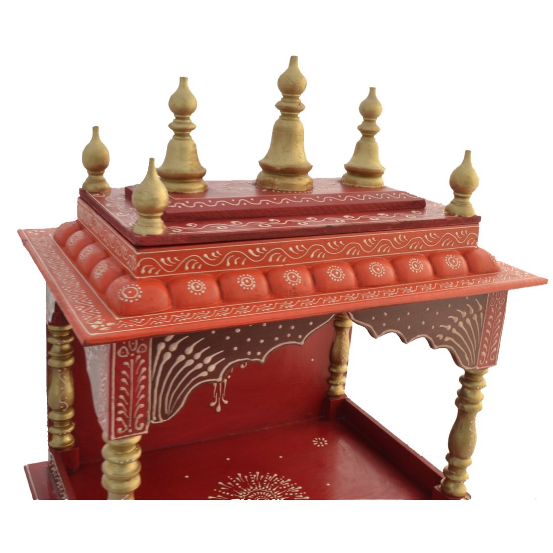 Jodhpur Handicrafts Wooden Temple/Home Temple/Pooja Mandir/Pooja Mandap/with Light