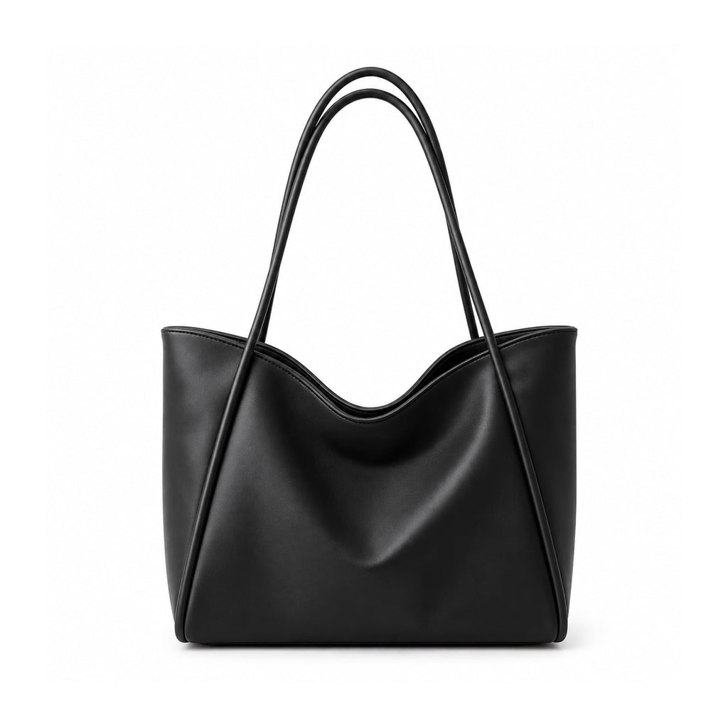Madak Retail Large Tote Bag for Women | Womens Shoulder Bag for Work, Travel | Office Bag for Women Stylish (Black)