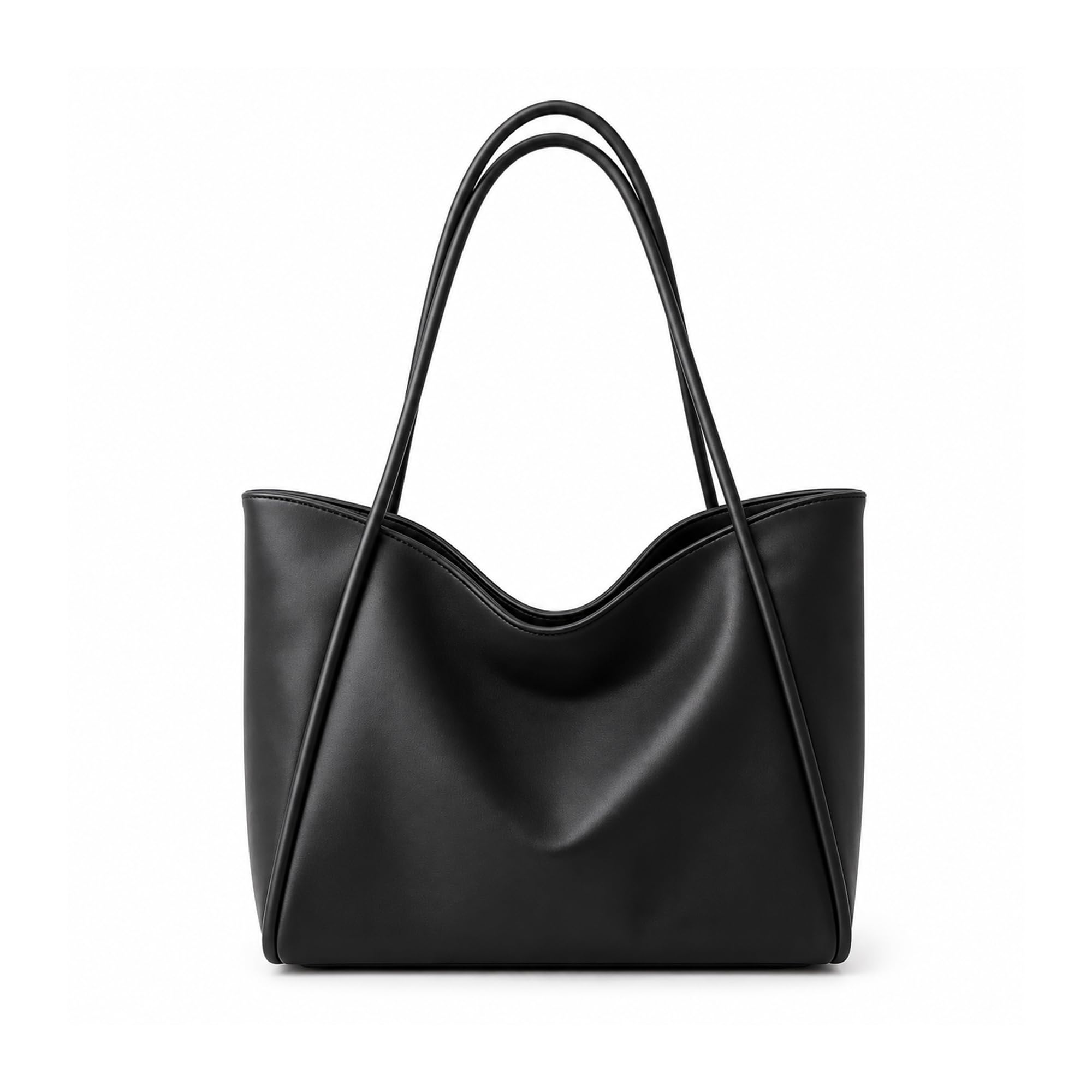 Madak Retail Large Tote Bag for Women | Womens Shoulder Bag for Work, Travel | Office Bag for Women Stylish (Black)
