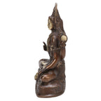 ARTVARKO Brass Murti Lord Shiva in Blessing Posture Shiv Idol Statue for Shivaratri Maha Shivaratri Copper Color Height 8.5 Inch 1Pcs Standard.