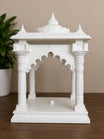 3D Printed Temple Mandir, White Decorative Religious Model