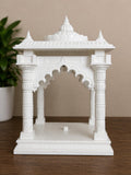 3D Printed Temple Mandir, White Decorative Religious Model