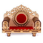Lakhaji god Singhasan for Pooja Mandir,Wooden Singhasan Temple for God,Singhasan for Diwali, Durga Pooja, Navratri, Ganesh Chaturthi