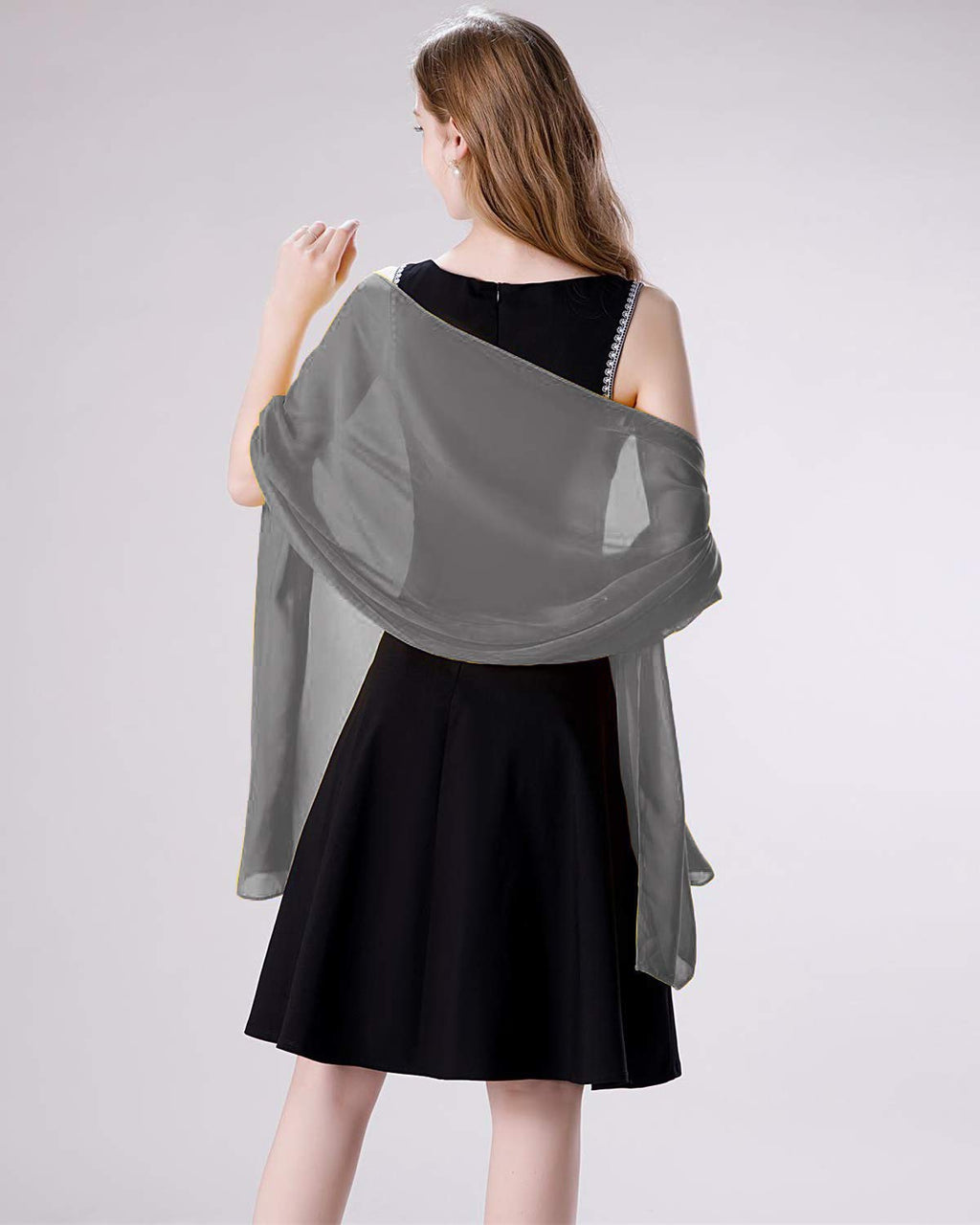 Soft Chiffon Scarve Shawls Wraps for Dresses Women Accessories