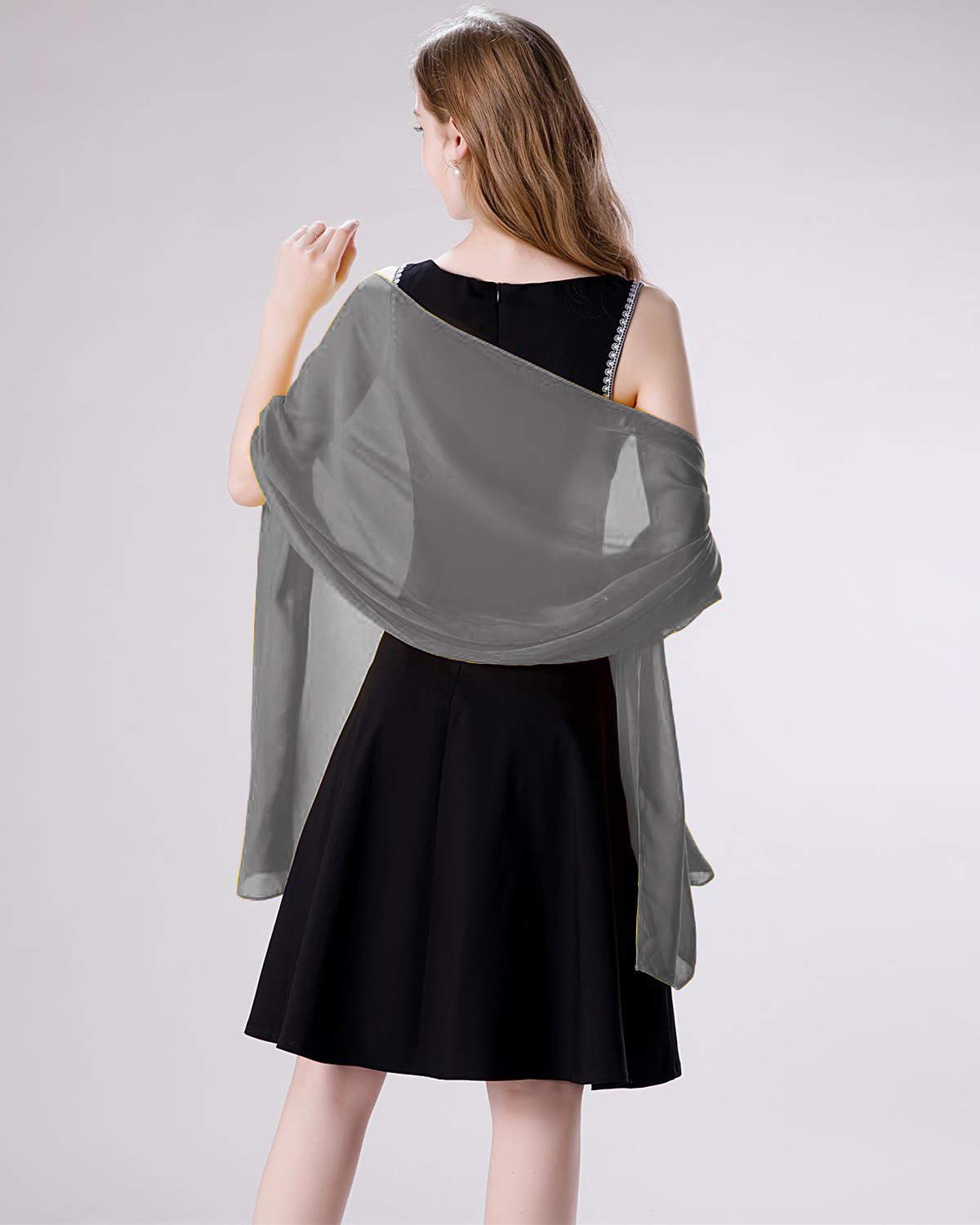 Soft Chiffon Scarve Shawls Wraps for Dresses Women Accessories