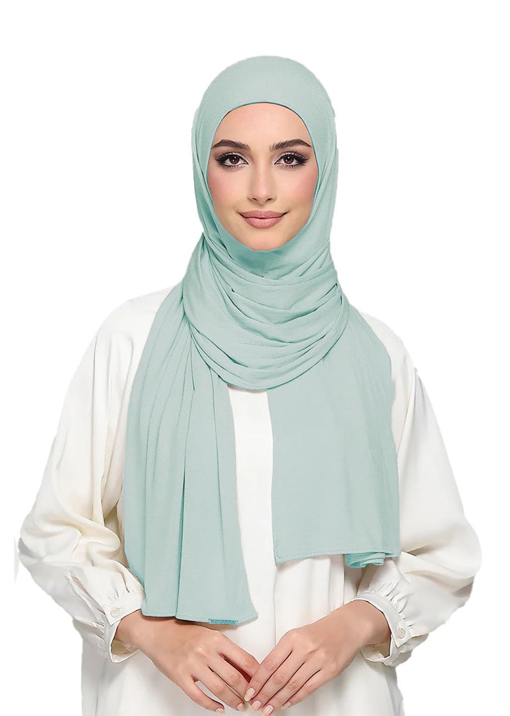ICW Women's UV Protection Light Weight Jersey Cotton Summer Scarf Stoles Shawl head scarves for girls Dn002 (COLOUR6)
