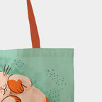 Purple Tree Happy Kitty Canvas Tote - 1 Pc, Women's Printed Tote, Stylish Bags