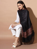 Pashmoda Women Chaman Woven Design Jamawar Shawl (Size 101X203 CM)